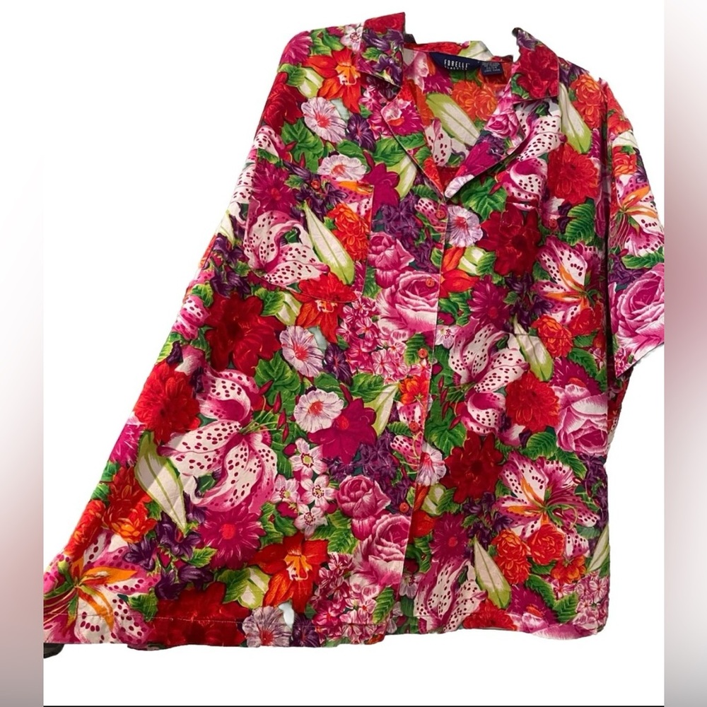 Forelli Classics Shirt Women’s Size 22/24 Tropical